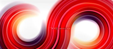 Gökkuşağı sıvı renkli arka plan - girdap ve daireler, bükülmüş sıvı renkler, renkli mermer veya plastik dalgalı doku zemin, çok renkli şablonu için iş veya teknoloji