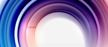 Gökkuşağı sıvı renkli arka plan - girdap ve daireler, bükülmüş sıvı renkler, renkli mermer veya plastik dalgalı doku zemin, çok renkli şablonu için iş veya teknoloji