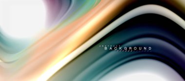 Gökkuşağı sıvı renk arka plan Bükülü sıvı tasarım, renkli mermer veya plastik dalgalı doku zemin, çok renkli şablonu için iş veya teknoloji sunu veya web broşür kapak