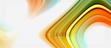 Gökkuşağı sıvı renk arka plan Bükülü sıvı tasarım, renkli mermer veya plastik dalgalı doku zemin, çok renkli şablonu için iş veya teknoloji sunu veya web broşür kapak