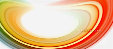 Gökkuşağı sıvı renk arka plan Bükülü sıvı tasarım, renkli mermer veya plastik dalgalı doku zemin, çok renkli şablonu için iş veya teknoloji sunu veya web broşür kapak