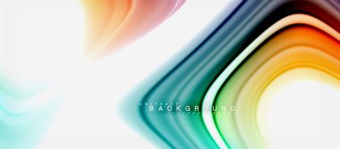 Gökkuşağı sıvı renk arka plan Bükülü sıvı tasarım, renkli mermer veya plastik dalgalı doku zemin, çok renkli şablonu için iş veya teknoloji sunu veya web broşür kapak