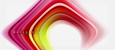 Gökkuşağı sıvı renk arka plan Bükülü sıvı tasarım, renkli mermer veya plastik dalgalı doku zemin, çok renkli şablonu için iş veya teknoloji sunu veya web broşür kapak