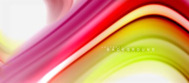 Gökkuşağı sıvı renk arka plan Bükülü sıvı tasarım, renkli mermer veya plastik dalgalı doku zemin, çok renkli şablonu için iş veya teknoloji sunu veya web broşür kapak