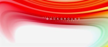 Gökkuşağı sıvı renk arka plan Bükülü sıvı tasarım, renkli mermer veya plastik dalgalı doku zemin, çok renkli şablonu için iş veya teknoloji sunu veya web broşür kapak