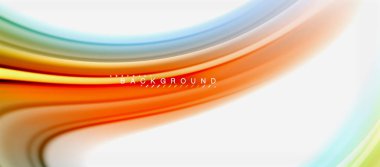 Gökkuşağı sıvı renk arka plan Bükülü sıvı tasarım, renkli mermer veya plastik dalgalı doku zemin, çok renkli şablonu için iş veya teknoloji sunu veya web broşür kapak