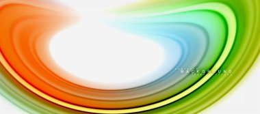 Gökkuşağı sıvı renk arka plan Bükülü sıvı tasarım, renkli mermer veya plastik dalgalı doku zemin, çok renkli şablonu için iş veya teknoloji sunu veya web broşür kapak