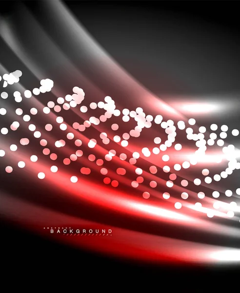 Neon parlayan techno hatları, yüksek teknoloji fütüristik arka plan şablonu kare şekilleri ile