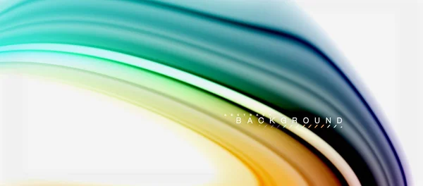 Colores fluidos del arco iris fondo abstracto diseño líquido retorcido, mármol colorido o fondo de textura ondulada de plástico, plantilla multicolor para presentación de negocios o tecnología o cubierta de folleto web — Archivo Imágenes Vectoriales