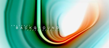 Gökkuşağı sıvı soyut girdap şekli, bükülmüş sıvı renkler tasarım, renkli mermer veya plastik dalgalı doku arka plan, çok renkli şablonu için iş veya teknoloji sunu veya web broşürü