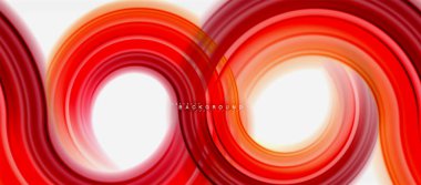 Gökkuşağı sıvı renkli arka plan - girdap ve daireler, bükülmüş sıvı renkler, renkli mermer veya plastik dalgalı doku zemin, çok renkli şablonu için iş veya teknoloji