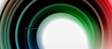 Gökkuşağı sıvı renkli arka plan - girdap ve daireler, bükülmüş sıvı renkler, renkli mermer veya plastik dalgalı doku zemin, çok renkli şablonu için iş veya teknoloji