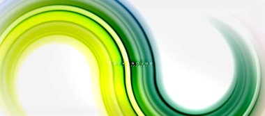 Gökkuşağı sıvı renkli arka plan - girdap ve daireler, bükülmüş sıvı renkler, renkli mermer veya plastik dalgalı doku zemin, çok renkli şablonu için iş veya teknoloji