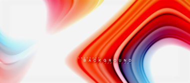 Gökkuşağı sıvı renk arka plan Bükülü sıvı tasarım, renkli mermer veya plastik dalgalı doku zemin, çok renkli şablonu için iş veya teknoloji sunu veya web broşür kapak
