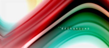 Gökkuşağı sıvı renk arka plan Bükülü sıvı tasarım, renkli mermer veya plastik dalgalı doku zemin, çok renkli şablonu için iş veya teknoloji sunu veya web broşür kapak