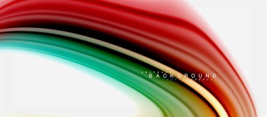 Gökkuşağı sıvı renk arka plan Bükülü sıvı tasarım, renkli mermer veya plastik dalgalı doku zemin, çok renkli şablonu için iş veya teknoloji sunu veya web broşür kapak