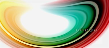 Gökkuşağı sıvı renk arka plan Bükülü sıvı tasarım, renkli mermer veya plastik dalgalı doku zemin, çok renkli şablonu için iş veya teknoloji sunu veya web broşür kapak