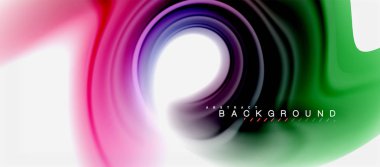 Gökkuşağı sıvı renk arka plan Bükülü sıvı tasarım, renkli mermer veya plastik dalgalı doku zemin, çok renkli şablonu için iş veya teknoloji sunu veya web broşür kapak