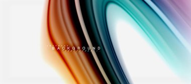 Gökkuşağı sıvı renk arka plan Bükülü sıvı tasarım, renkli mermer veya plastik dalgalı doku zemin, çok renkli şablonu için iş veya teknoloji sunu veya web broşür kapak