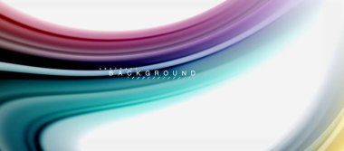 Gökkuşağı sıvı renk arka plan Bükülü sıvı tasarım, renkli mermer veya plastik dalgalı doku zemin, çok renkli şablonu için iş veya teknoloji sunu veya web broşür kapak