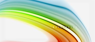 Gökkuşağı sıvı renk arka plan Bükülü sıvı tasarım, renkli mermer veya plastik dalgalı doku zemin, çok renkli şablonu için iş veya teknoloji sunu veya web broşür kapak