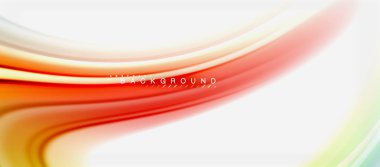 Gökkuşağı sıvı renk arka plan Bükülü sıvı tasarım, renkli mermer veya plastik dalgalı doku zemin, çok renkli şablonu için iş veya teknoloji sunu veya web broşür kapak