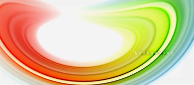 Gökkuşağı sıvı renk arka plan Bükülü sıvı tasarım, renkli mermer veya plastik dalgalı doku zemin, çok renkli şablonu için iş veya teknoloji sunu veya web broşür kapak