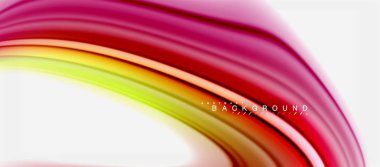 Gökkuşağı sıvı renk arka plan Bükülü sıvı tasarım, renkli mermer veya plastik dalgalı doku zemin, çok renkli şablonu için iş veya teknoloji sunu veya web broşür kapak