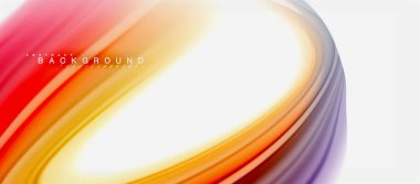 Gökkuşağı sıvı renk arka plan Bükülü sıvı tasarım, renkli mermer veya plastik dalgalı doku zemin, çok renkli şablonu için iş veya teknoloji sunu veya web broşür kapak