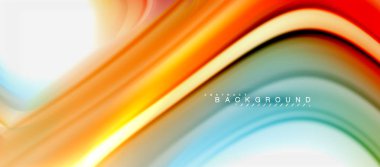 Gökkuşağı sıvı renk arka plan Bükülü sıvı tasarım, renkli mermer veya plastik dalgalı doku zemin, çok renkli şablonu için iş veya teknoloji sunu veya web broşür kapak