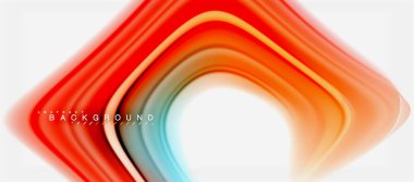 Gökkuşağı sıvı renk arka plan Bükülü sıvı tasarım, renkli mermer veya plastik dalgalı doku zemin, çok renkli şablonu için iş veya teknoloji sunu veya web broşür kapak