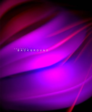 Neon holografik sıvı renkli dalga web, duvar kağıdı, desen, doku ve arka plan için