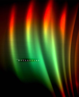 Neon parlayan techno hatları, yüksek teknoloji fütüristik arka plan şablonu kare şekilleri ile