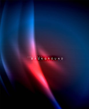 Neon parlayan techno hatları, yüksek teknoloji fütüristik arka plan şablonu kare şekilleri ile