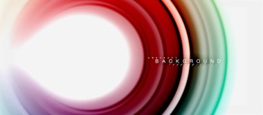 Gökkuşağı sıvı soyut girdap şekli, bükülmüş sıvı renkler tasarım, renkli mermer veya plastik dalgalı doku arka plan, çok renkli şablonu için iş veya teknoloji sunu veya web broşürü