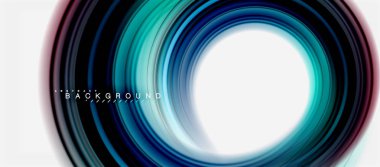 Gökkuşağı sıvı soyut girdap şekli, bükülmüş sıvı renkler tasarım, renkli mermer veya plastik dalgalı doku arka plan, çok renkli şablonu için iş veya teknoloji sunu veya web broşürü