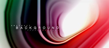 Gökkuşağı sıvı soyut girdap şekli, bükülmüş sıvı renkler tasarım, renkli mermer veya plastik dalgalı doku arka plan, çok renkli şablonu için iş veya teknoloji sunu veya web broşürü