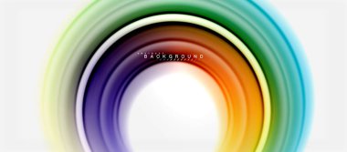 Gökkuşağı sıvı renkli arka plan - girdap ve daireler, bükülmüş sıvı renkler, renkli mermer veya plastik dalgalı doku zemin, çok renkli şablonu için iş veya teknoloji