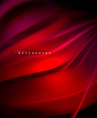 Neon holografik sıvı renkli dalga web, duvar kağıdı, desen, doku ve arka plan için