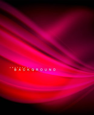 Neon holografik sıvı renkli dalga web, duvar kağıdı, desen, doku ve arka plan için