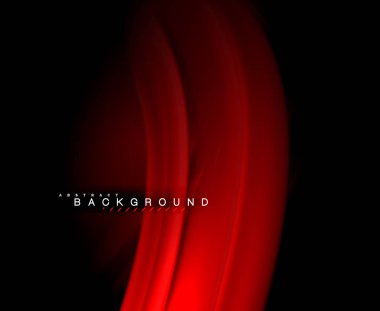 Neon parlayan dalga, sihirli enerji ve ışık arka plan. Vektör duvar kağıdı şablonu