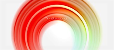 Gökkuşağı sıvı renkli arka plan - girdap ve daireler, bükülmüş sıvı renkler, renkli mermer veya plastik dalgalı doku zemin, çok renkli şablonu için iş veya teknoloji