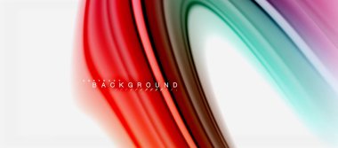 Gökkuşağı sıvı renk arka plan Bükülü sıvı tasarım, renkli mermer veya plastik dalgalı doku zemin, çok renkli şablonu için iş veya teknoloji sunu veya web broşür kapak