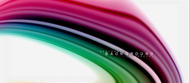 Gökkuşağı sıvı renk arka plan Bükülü sıvı tasarım, renkli mermer veya plastik dalgalı doku zemin, çok renkli şablonu için iş veya teknoloji sunu veya web broşür kapak
