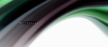 Sıvı sıvı karıştırma renkler konsepti üzerine açık gri renkli, eğri akışı, trendy soyut düzeni şablonu iş veya teknoloji sunu veya web broşür kapak için duvar kağıdı