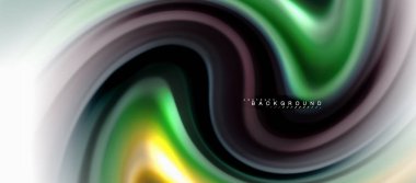 Sıvı sıvı karıştırma renkler konsepti üzerine açık gri renkli, eğri akışı, trendy soyut düzeni şablonu iş veya teknoloji sunu veya web broşür kapak için duvar kağıdı