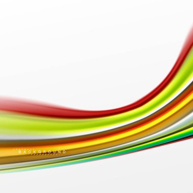 Sıvı sıvı karıştırma renkler konsepti üzerine açık gri renkli, eğri akışı, trendy soyut düzeni şablonu iş veya teknoloji sunu veya web broşür kapak için duvar kağıdı