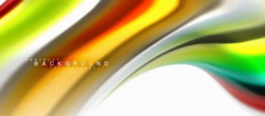 Sıvı sıvı karıştırma konsepti üzerine açık gri renkli, eğri akışı, iş veya teknoloji sunu veya web broşür kapak, duvar kağıdı için trendy soyut düzeni şablonu renkleri. Vektör çizim