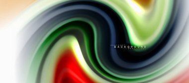 Sıvı sıvı karıştırma renkler konsepti üzerine açık gri renkli, eğri akışı, trendy soyut düzeni şablonu iş veya teknoloji sunu veya web broşür kapak için duvar kağıdı