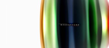 Sıvı sıvı karıştırma renkler konsepti üzerine açık gri renkli, eğri akışı, trendy soyut düzeni şablonu iş veya teknoloji sunu veya web broşür kapak için duvar kağıdı